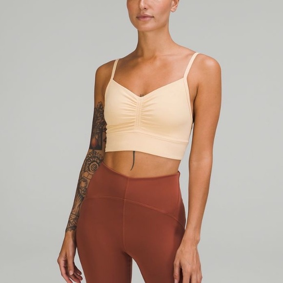 Lululemon Nulu Front-Gather Yoga Bra Prosecco 6 - Picture 2 of 10